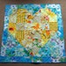 Vintage Sheet Baby Quilt Kit with Pink Heart Option