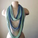STANDARD cotton scarf necklace in the beachcomber