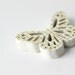 Simple Butterfly Die Cuts - Yellow White Stripes - Summer