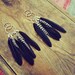 Circle of Love Earrings, Black Feather Earrings, Interlock Love Earrings, Best Friend earrings