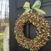 Spring Wreath - Outdoor Wreath - Green Wreath - Summer Wreath