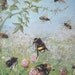 1930 Bee and flower illustration