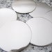 1" (25MM) Round Disc Stamping Blanks, 22g Stainless Steel - AWESOME Silver Alternative R08