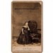 Original Lizzie Reed CDV Photograph / PT Barnum Midget Performer