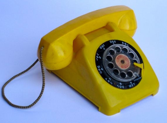 old telephone toy