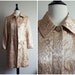 Vintage Gold Floral Paisley tapestry Coat, Jacket. Size S/M