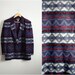 Vintage 80s Casablanca Navajo Print Boyfriend blazer/ Jacket. M/L