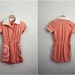 Vtg Peach Terry Romper Playsuit. Size S/M