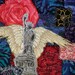 Love & Liberty: Pair of Art Quilts. Surreal Imagery - Free Shipping in USA- Reduced Shipping Int'l