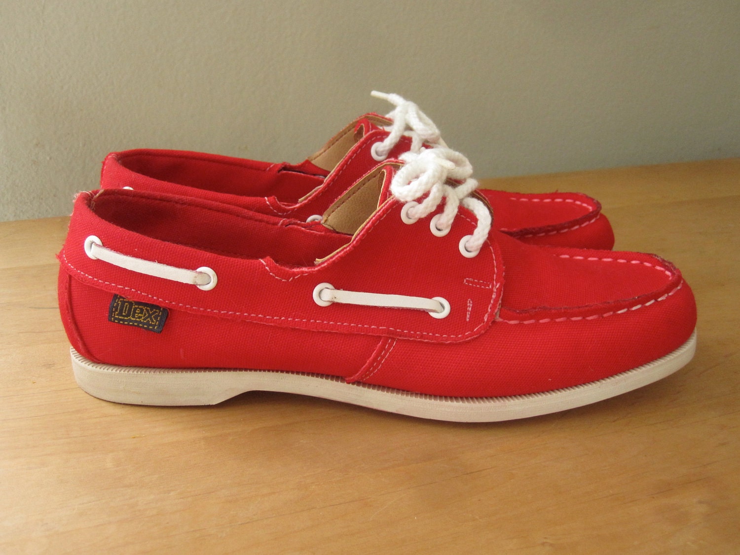 Dexter Red Boat Shoes Size 8.5N