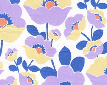 01577 Free Spirit Annette Tatum Fall House 2009 Collection Lilac in Navy color- 1 yard