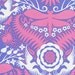05500 Free Spirit Jane Sassaman Garden Divas - Lively Silhouette in Pink color- 1 yard