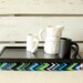 CUSTOM LISTING for jorstout- L size- Chevron Zig Zag Laptop Lap Desk or Breakfast serving Tray