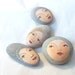 Painted stones. 4 stones Original art work, ooak