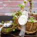 Personalized You Pick The Colors Custom Bird Nest Ring Bearer Rustic Flower Girl Basket Elegant Vintage Shabby Chic Wedding Decorations