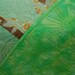 Lap Quilt Green Tangerine- Luscious Fruit Slices