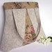 Floribunda Handbag in tan - French Provincial styling