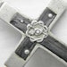 Large Vintage Nun's Pectoral Cross Pendant, 3 in.
