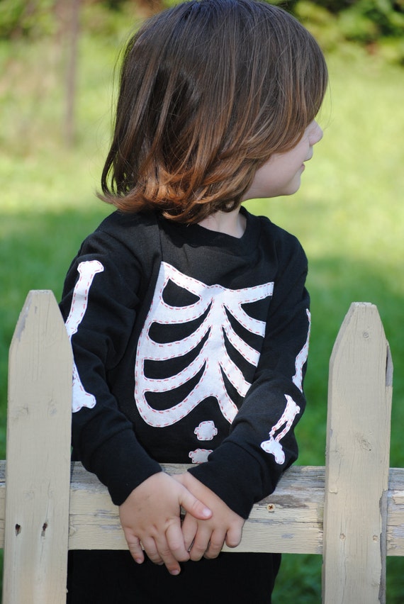 Dem Bones toddler long sleeved t shirt