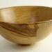 Wood Bowl with Foot in Salvaged Sweet Gum, 7.5" Diameter by 3.25" Tall