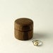 Ring Box, Handturned from Reclaimed Walnut Wood. 1.5" Tall, Wide