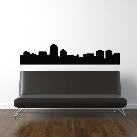 Albuquerque Skyline Wall Decal Vinyl Sticker New Mexico