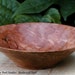 Lathe Turned Redwood Eye Burl Shallow Jewelry Bowl Coin Dish Ships Free in the USA