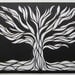 Gift Wall Art and Home Décor Tree Of Life Silhouette Cutout ORIGINAL Design - SIGNED Symbolic Art HandCut Framed One Of A Kind