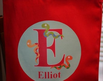 Large Personalized Tote Bag