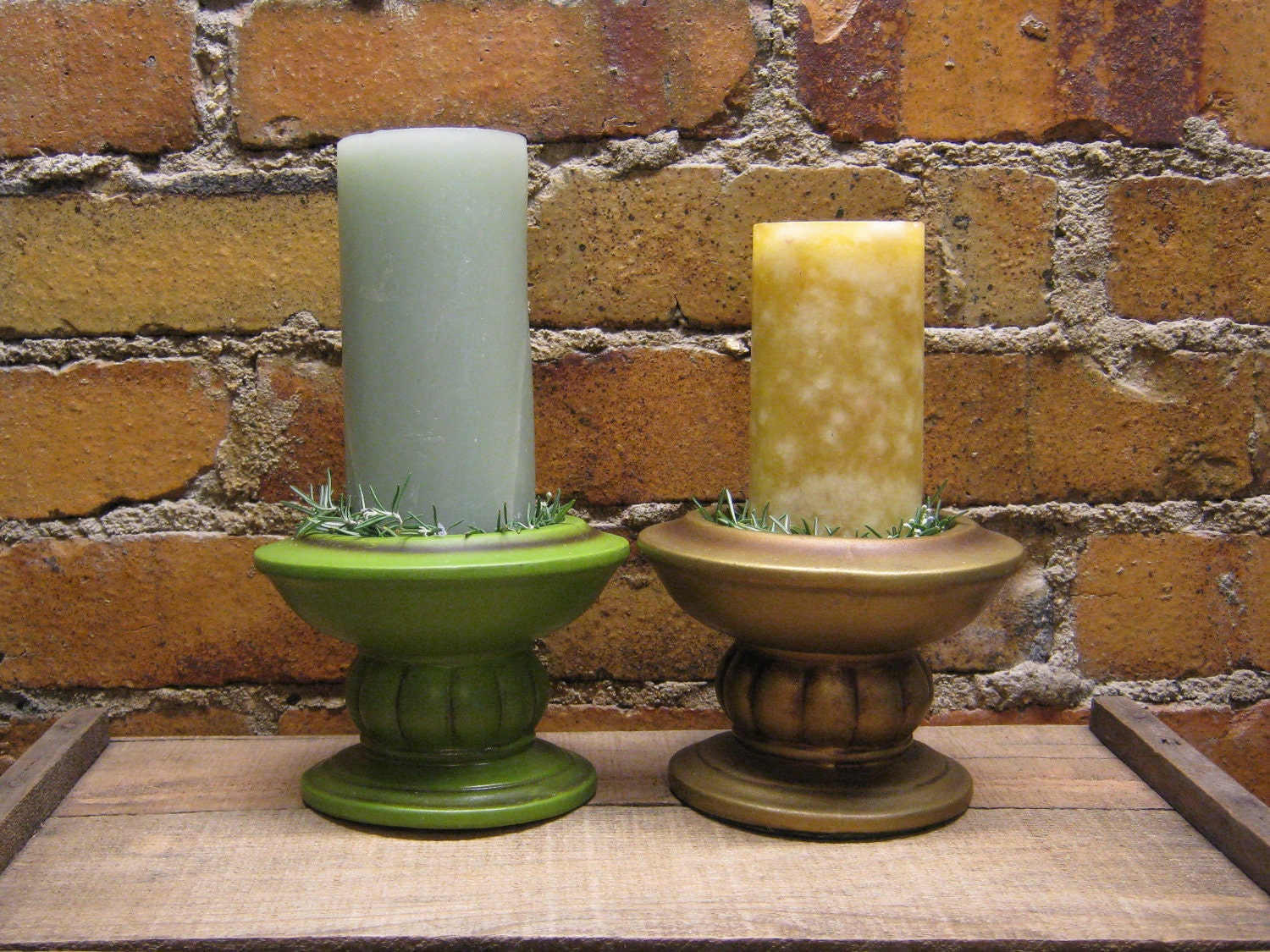 Chunky Candle Holders / Trimont Ware