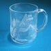 HOLD for Ryan - Glass Christmas Holiday Mug - Arcoroc France