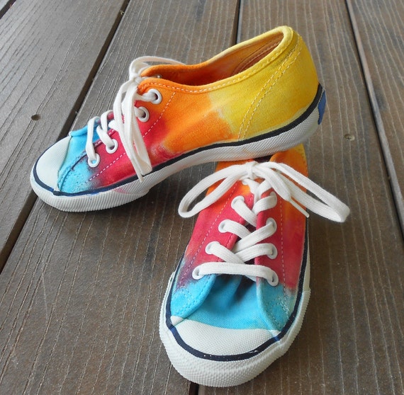 keds platform rainbow