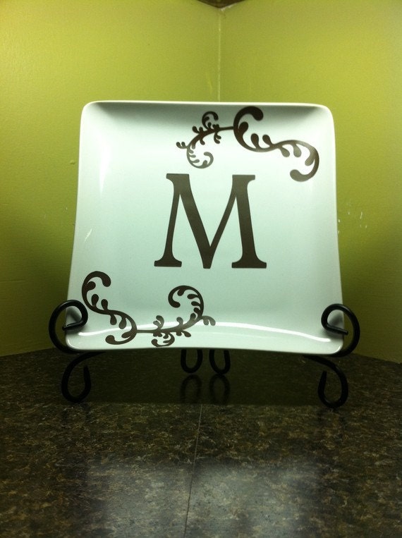 Items similar to Personalized Decorative Plate (Square 8") on Etsy