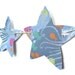 Star Paper Banner Under the Sea Oceanlife Shimmer Blue Room Party Decor