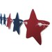 Fourth of July Banner, Star Bunting Banner, Red and Blue Party, Party Garland, Childrens Wall Hanging, Celebration Star Bunting, Streamer
