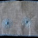 Vintage Blue Flower Embroidery on Cotton Trim Lace