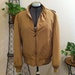 Vintage Mens 80s Retro Jacket London Fog Rockabilly VLV Tan SZ 40