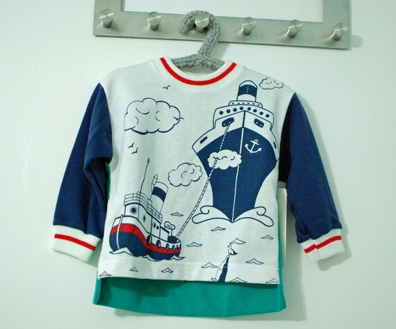 nautical flag sweatshirt