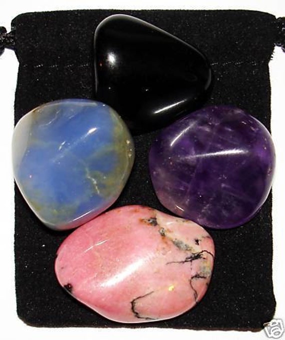 WOUND REPAIR Tumbled Crystal Healing Set 4 by TheMagicIsInYou