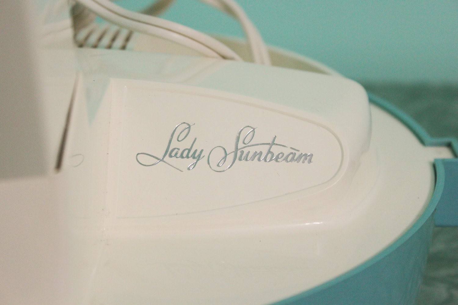 Vintage Lady Sunbeam Portable Dome Hair Dryer in Robin's