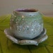 Thrown Cup & Saucer-Green