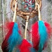 Dream Catcher Turquoise and Carnelian Small