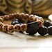 Wrist Mala Set- Wood Wrist Mala beads, Salwag Wrist Mala beads, Yoga Bracelet