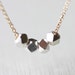 Sterling Silver Beads Necklace - gold and silver simple layering jewelry