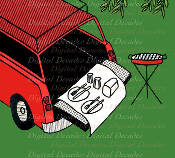 Tailgating Football Picnic Tailgate Grill Digital Image