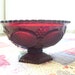 A Vintage Avon Red Cape Cod Candy Dish