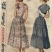 40s Afternoon Tea Dress UNCUT Simplicity Pattern 2510 Bust 30 Original not a Repro Vintage Sewing Pattern Dated 1948