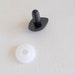 Plastic Safety Nose for Stuffed Animal / Amigurumi / Plastic Safety Nose - Black - Doll