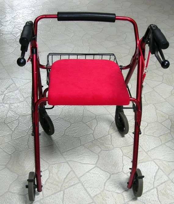 Rolling Walker Seat Covers by GemsbyRochelle on Etsy
