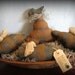 Primitive Bee and BeeHive Ornies Prim Home Decor